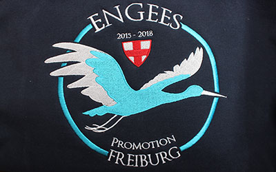 Logo brodé Engees