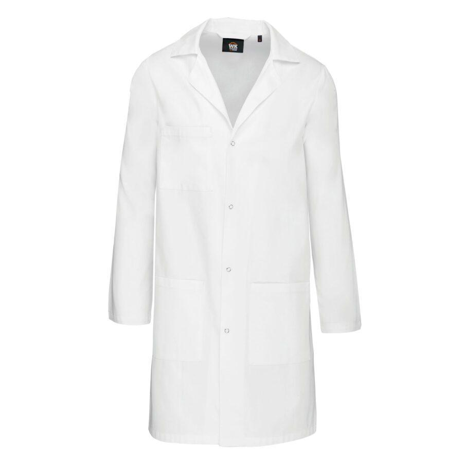 blouse de médecin blanche personnalisable 100% coton