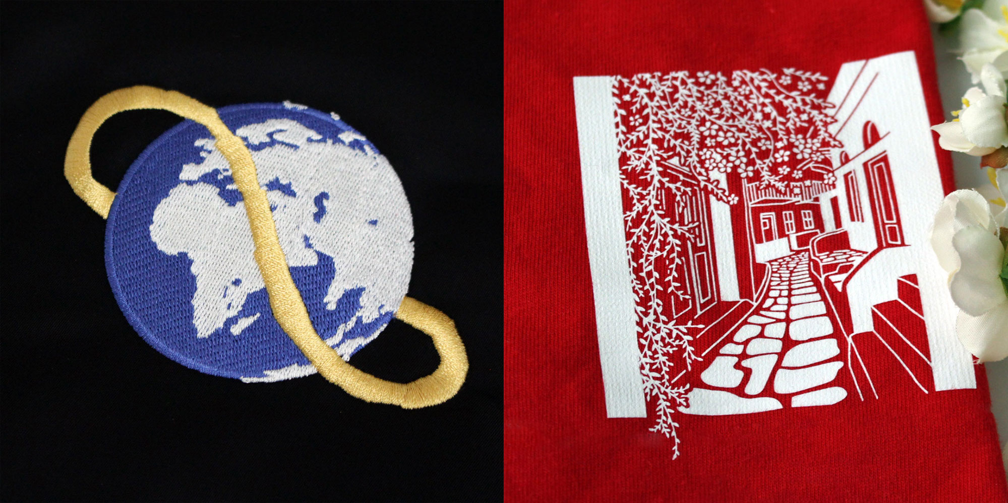 Broderie ou impression