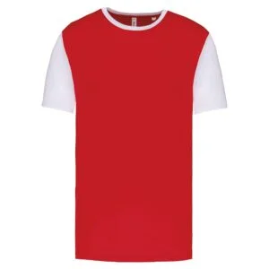 t-shirt de sport bicolore personnalisé
