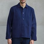 veste bleu de travail personnalisée
