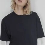 t-shirt oversize brodé