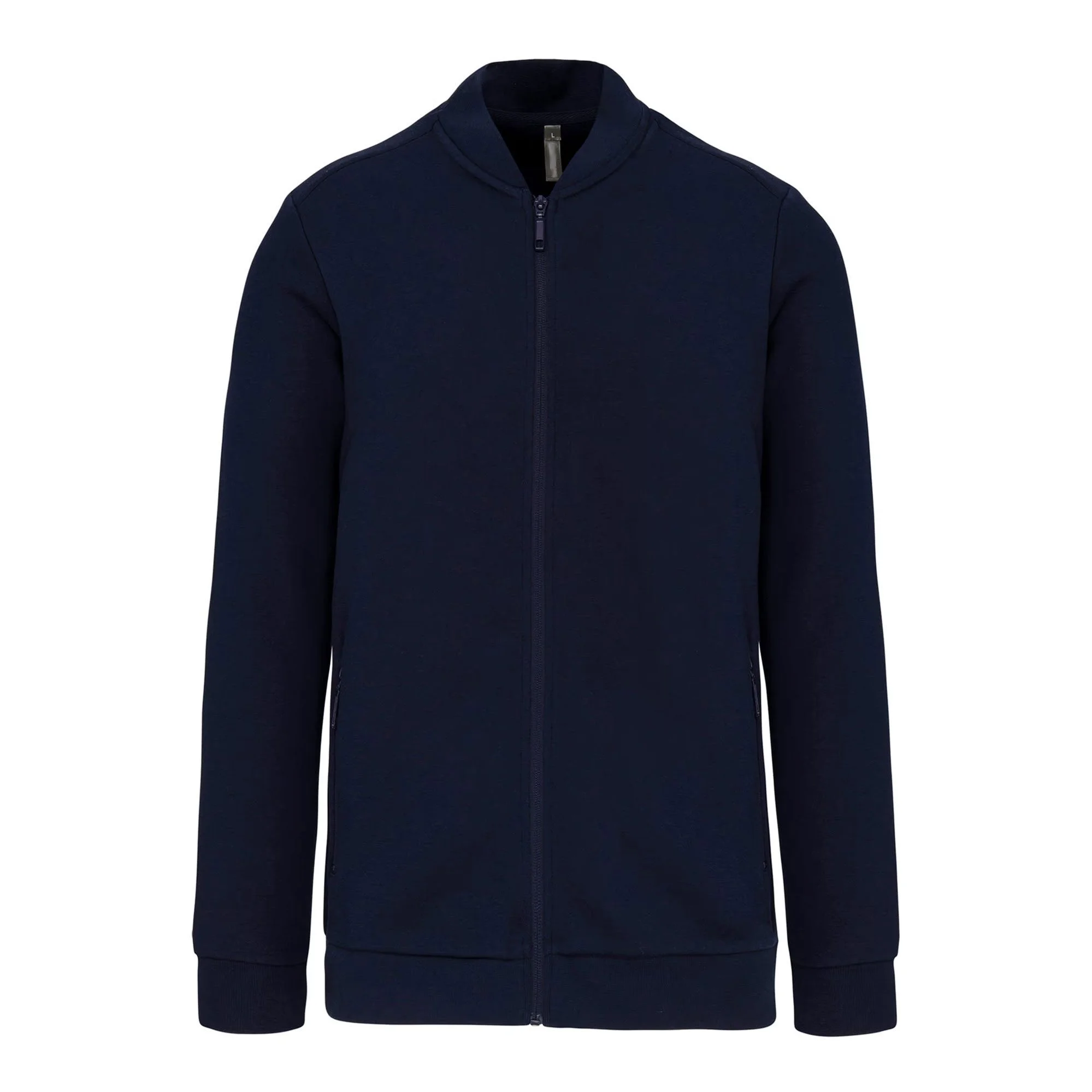 Nevers 1 sweat molleton zippé à col rond personnalisé