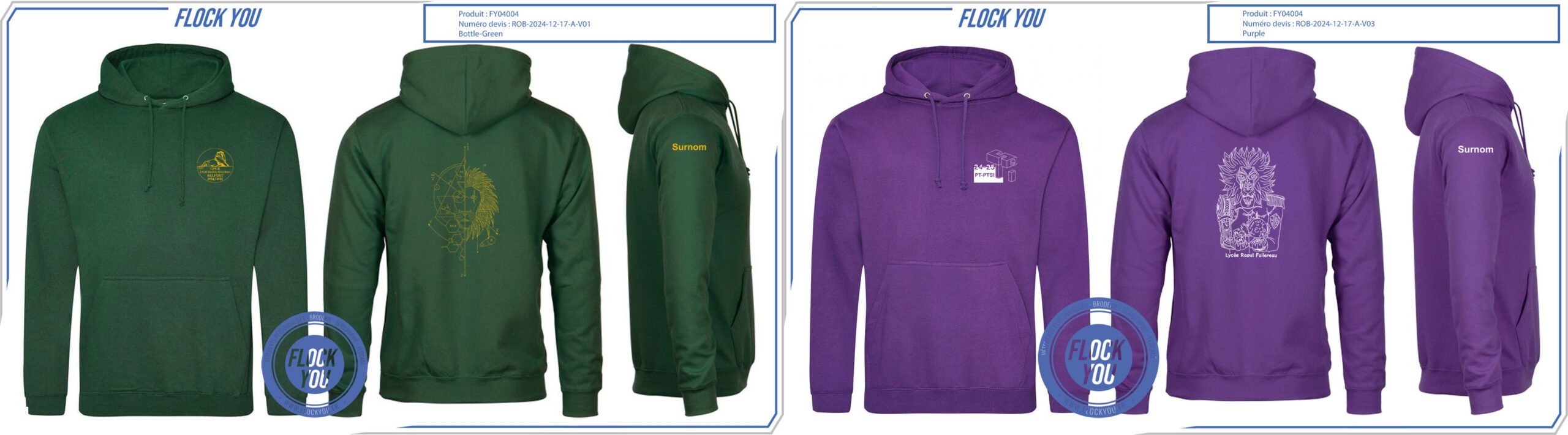 Follereau scaled - Vêtements personnalisés