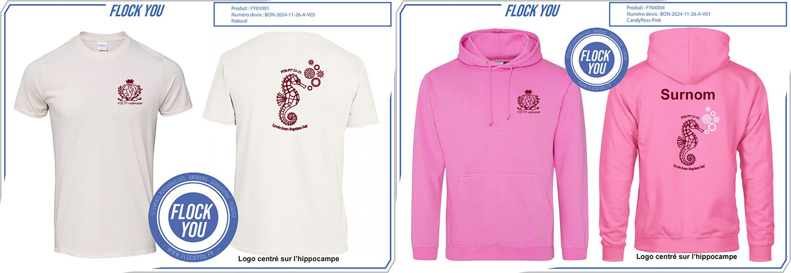 Hippo - Vêtements personnalisés