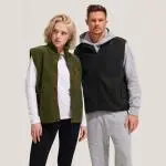 polaire sherpa sans manche personnalisable modèle Roanne