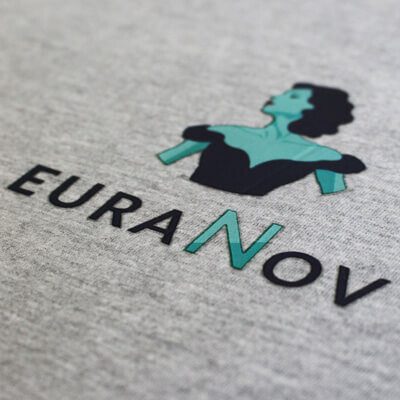 Réalisation tee-shirt personnalisé modèle Avignon projet Euranov